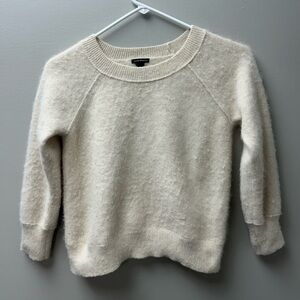 Club Monaco Angora Rabbit Hair Women’s Cream Sweater
